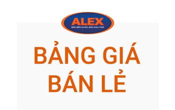 Bảng giá bán lẻ Sơn Alex mới nhất năm 2024