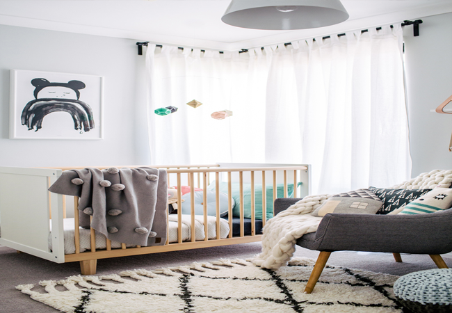 Thiết kế phòng ngủ cho trẻ sơ sinh giúp kích thích tư duy