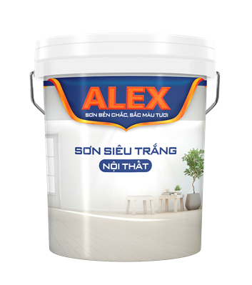 SƠN NỘI THẤT ALEX SIÊU TRẮNG